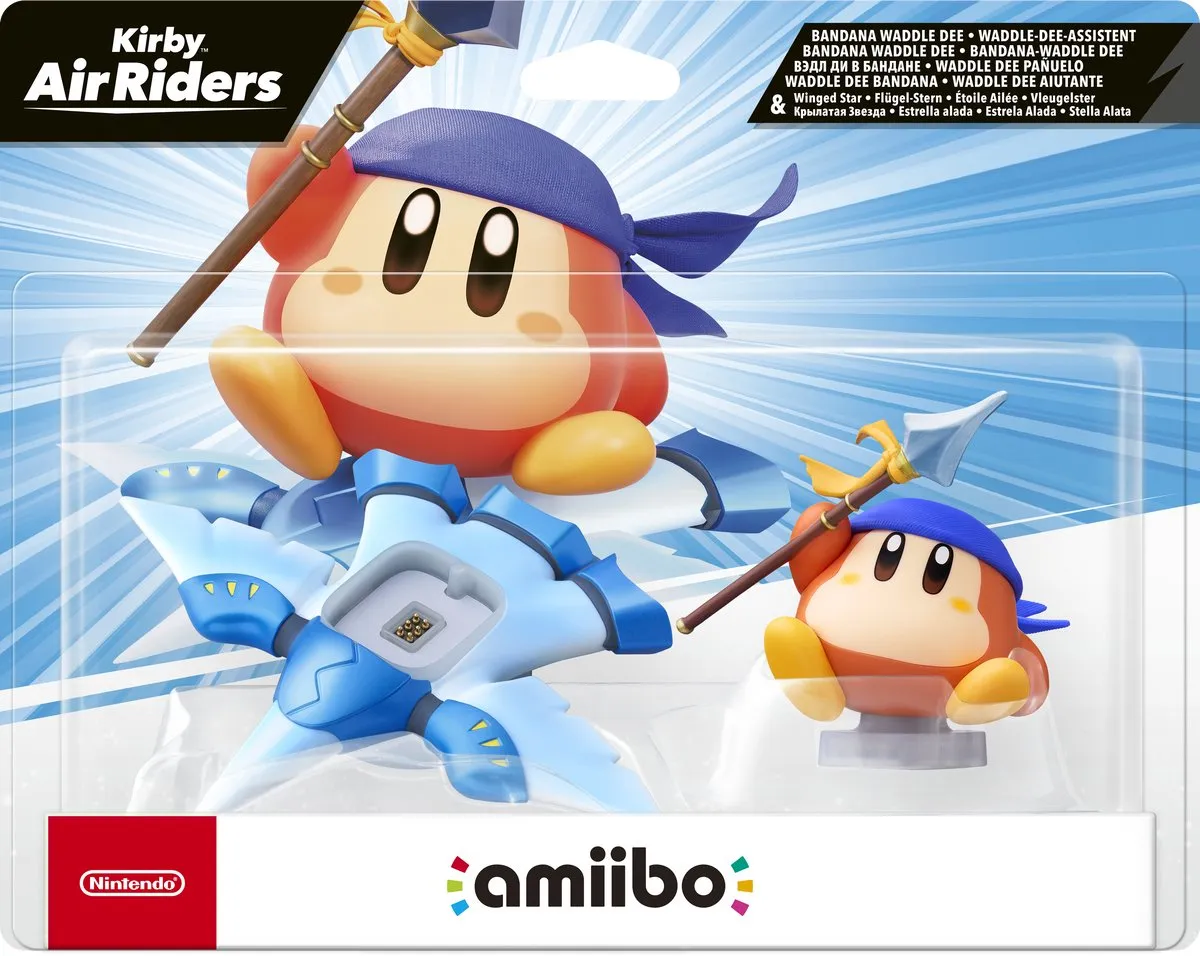 Nintendo Amiibo B. Waddle Dee & Winged Star Kirby Air Riders
