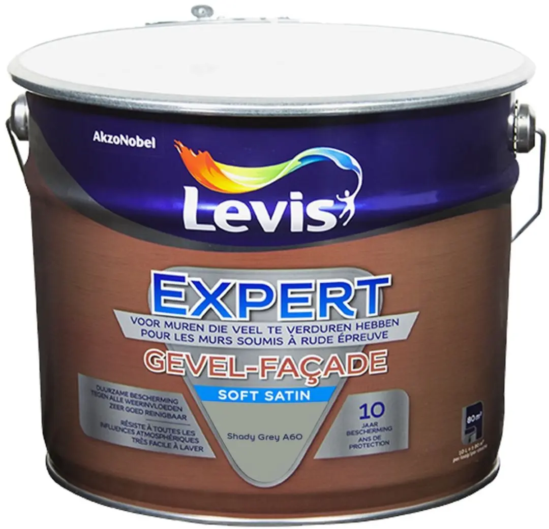 Levi's Expert Gevel Mix Shady Grey A60 Mengverf 10L