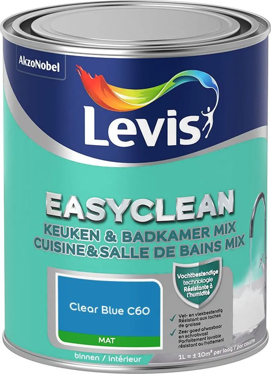 Levi's Easyclean Mengverf Clear Blue C60