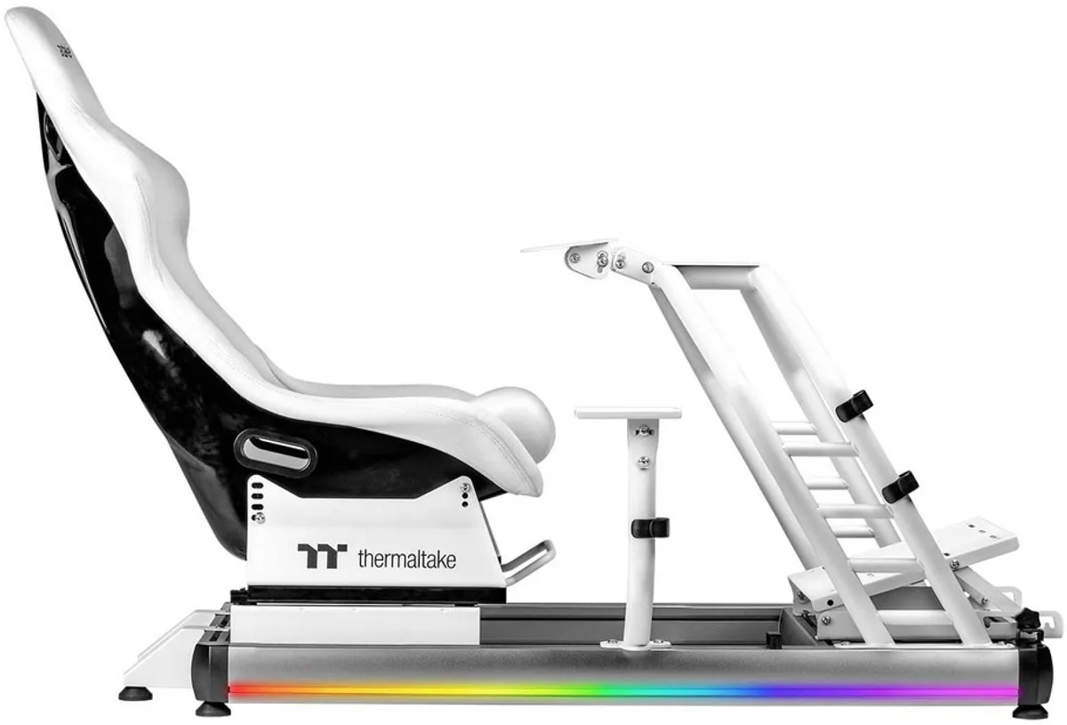 Thermaltake GR500 Racing Simulator Cockpit - Wit - afbeelding 6 van 6