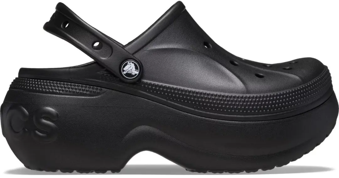 Crocs Bella Serie Plateau Sandalen - Zwart