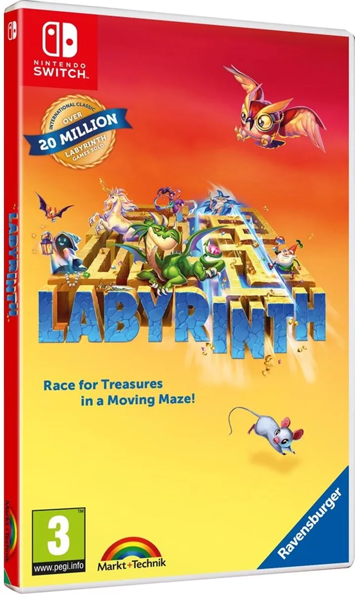 Mindscape Ravensburger Labyrinth Switch - 4 Spelers - afbeelding 6 van 6