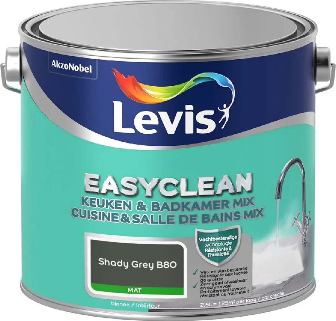 Levi's Easyclean Mengverf Shady Grey B80