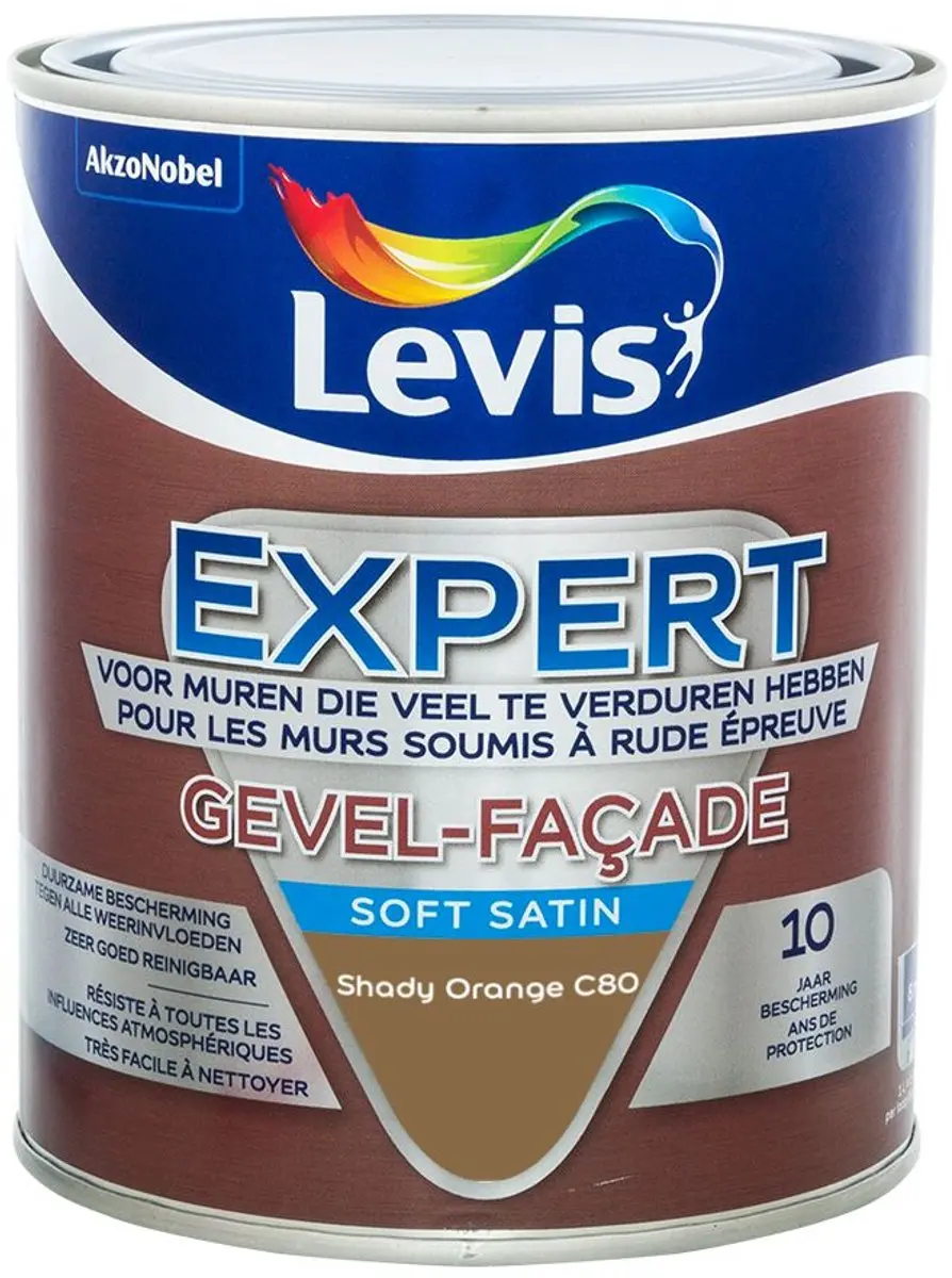 Levi's Expert Gevel Mix Shady Orange C80 Mengverf 1L