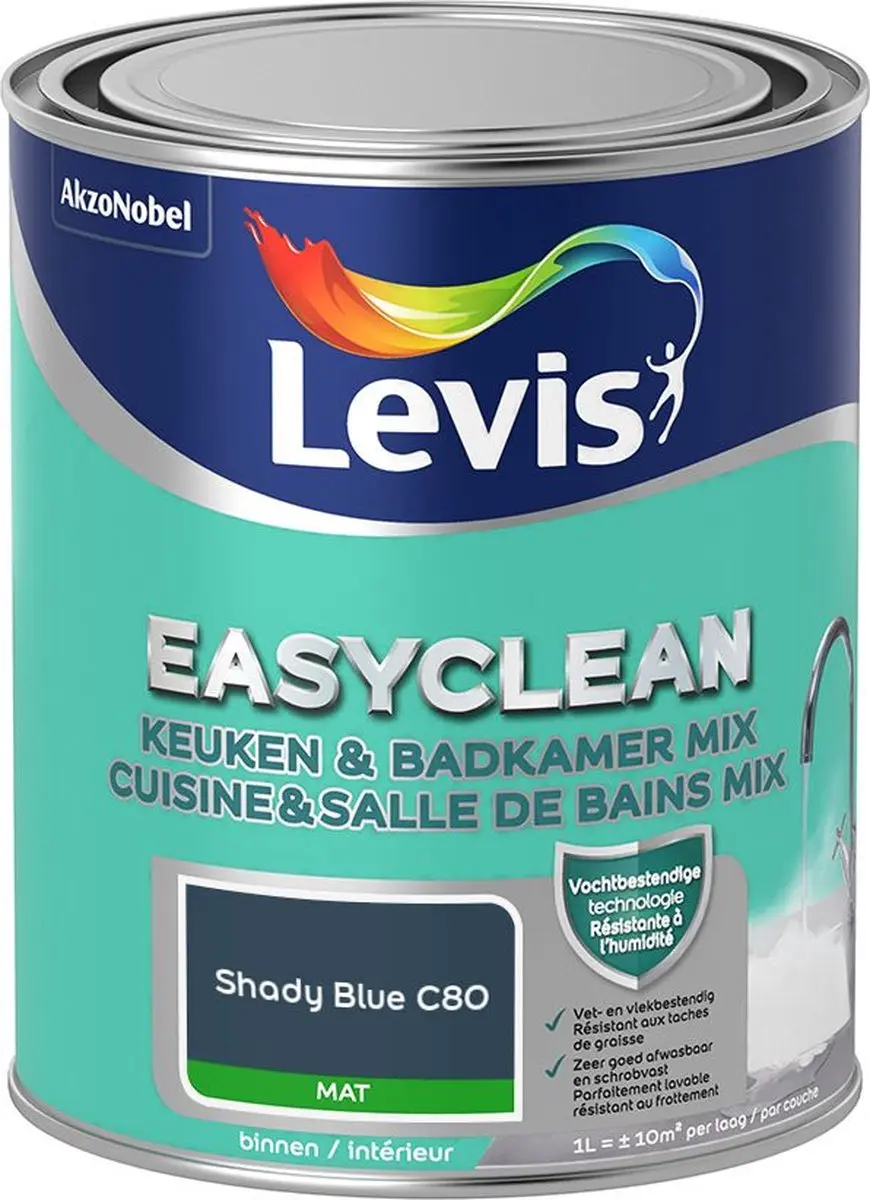 Levi's Easyclean Mengverf Shady Blue C80