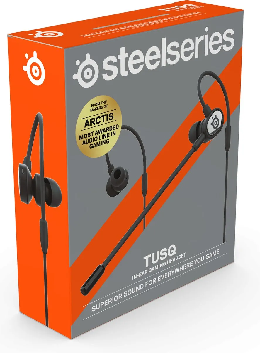 SteelSeries Tusq 61650 Gaming Headset - Zwart