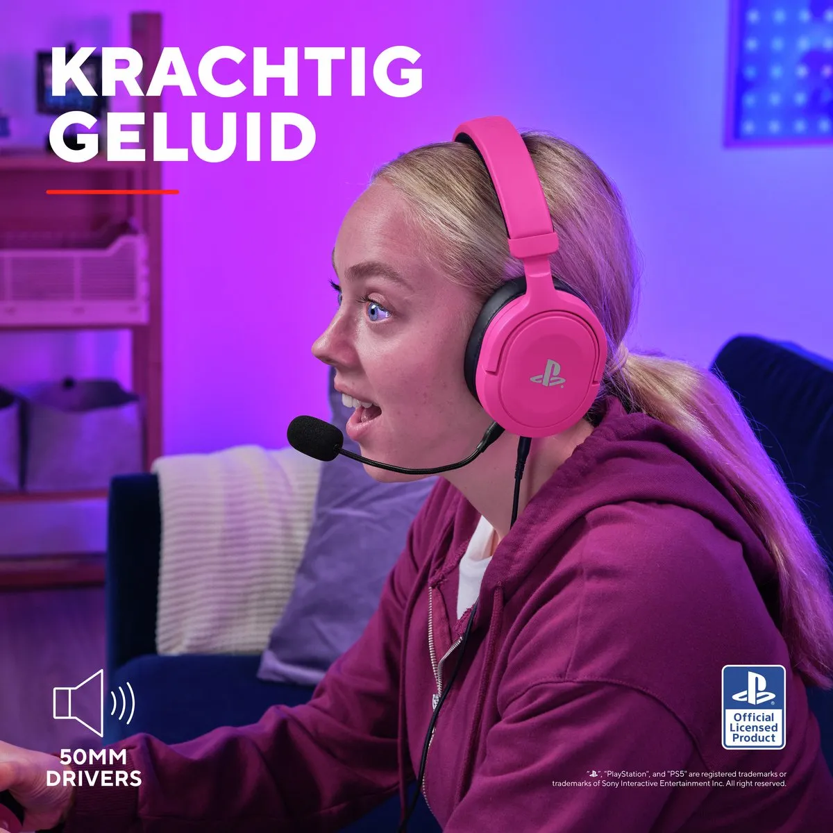 Trust GXT498R Forta Gaming Headset - Rose