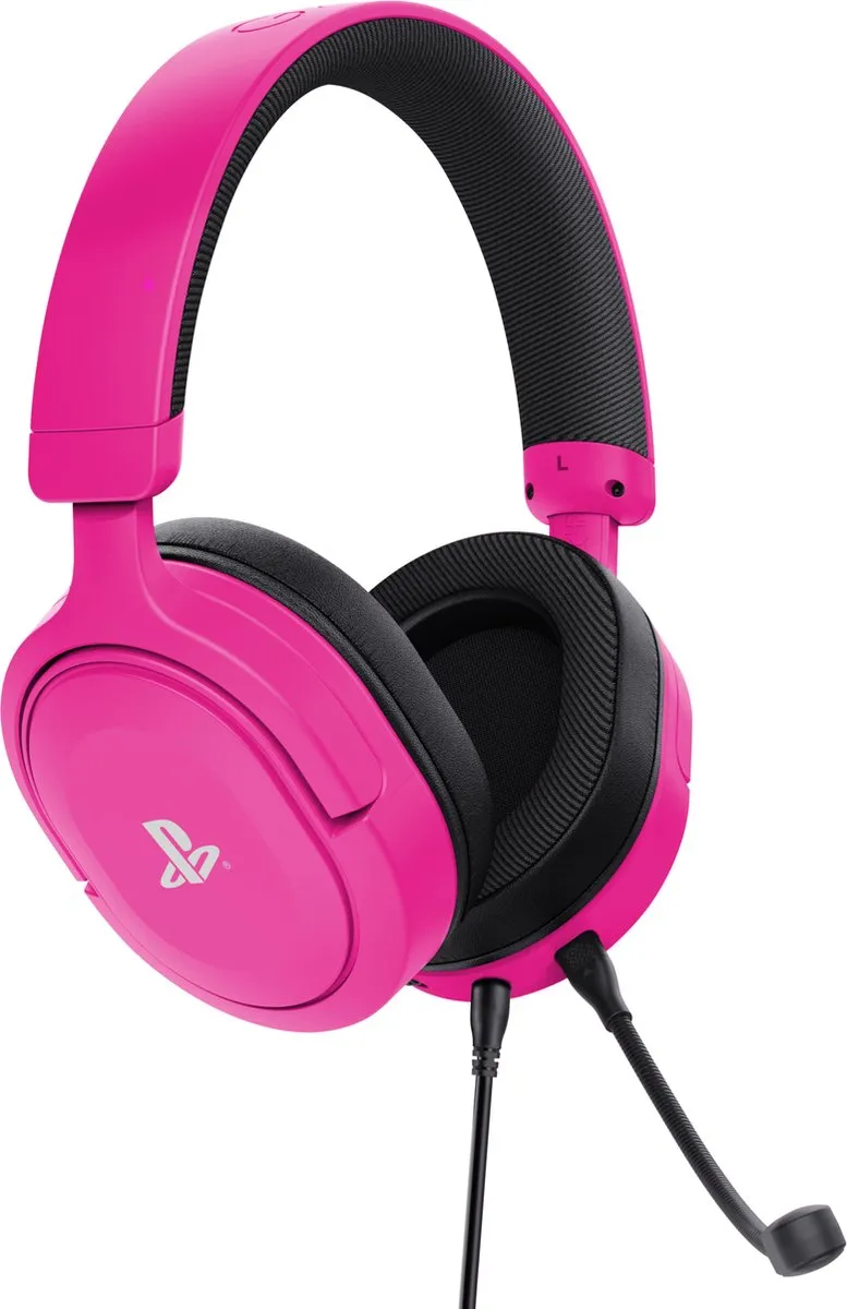 Trust GXT498R Forta Gaming Headset - Rose - afbeelding 6 van 6