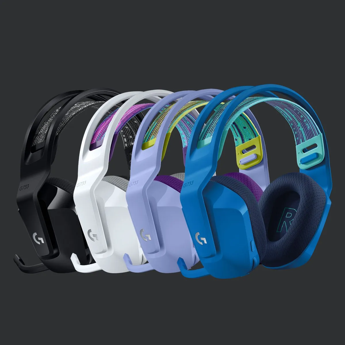 Logitech G G733 LIGHTSPEED Draadloze Gaming Headset - Lila