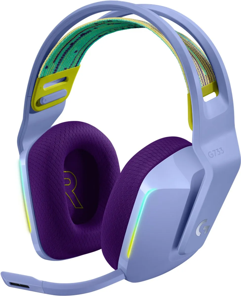 Logitech G G733 LIGHTSPEED Draadloze Gaming Headset - Lila