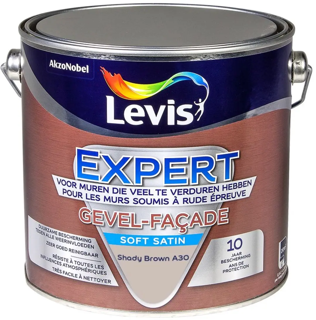 Levi's Expert Gevel Mix Shady Brown A30 Mengverf 2,5L