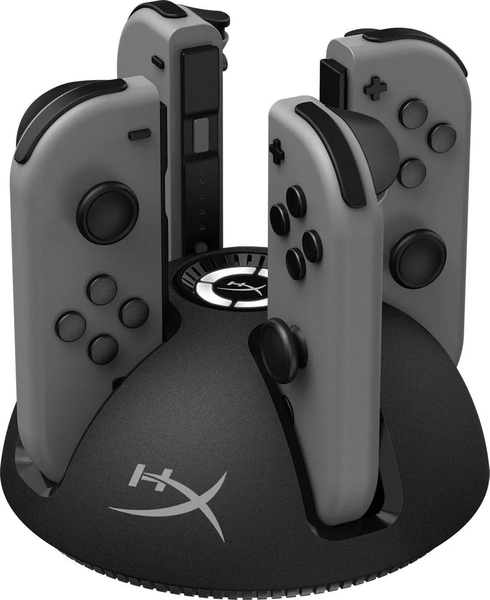 HyperX ChargePlay QUAD Controller Oplaadstation Nintendo Switch HX-CPQD-U