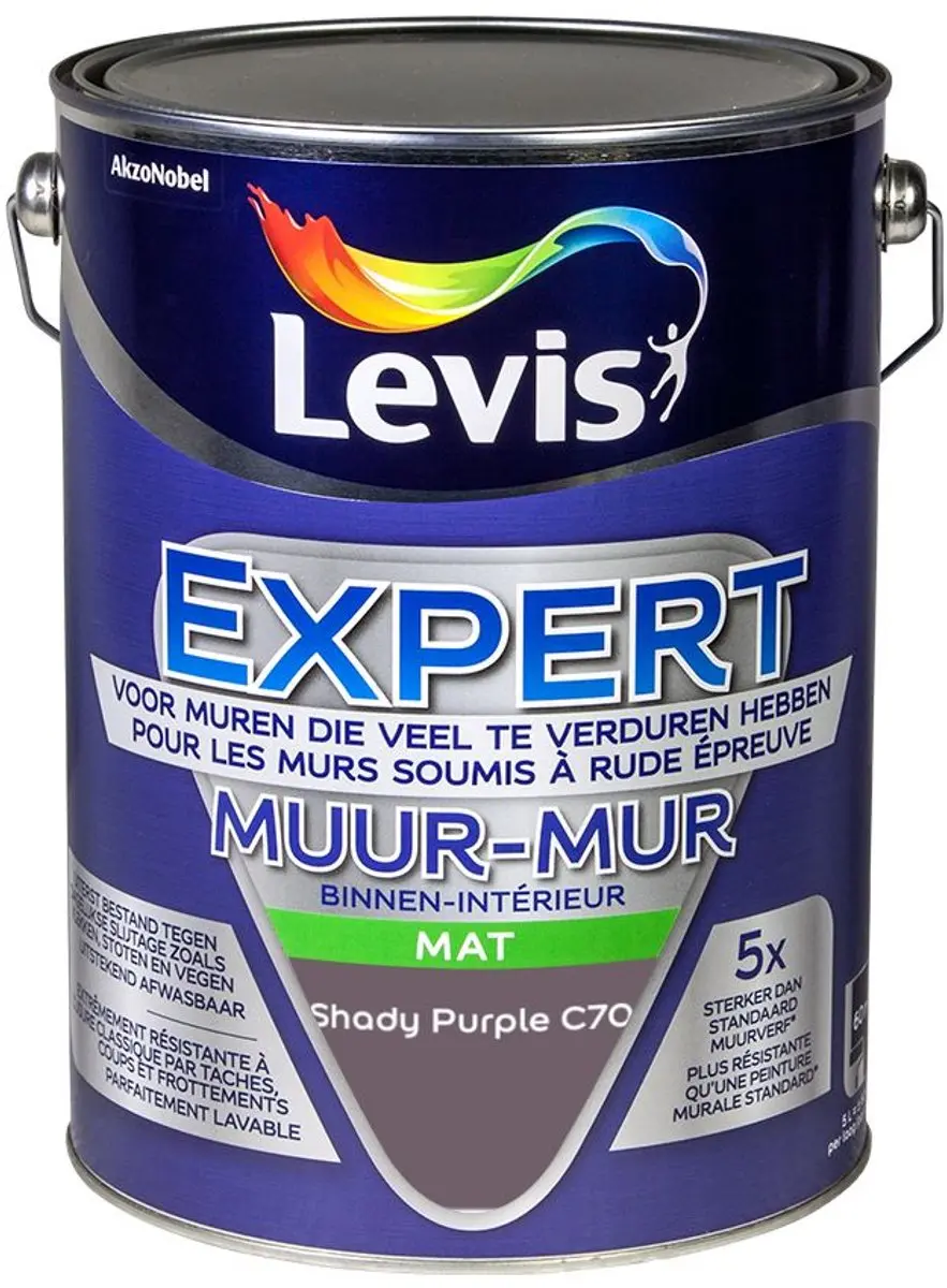 Levi's Expert Muur Binnen Mix Shady Purple C70 Mengverf 5L