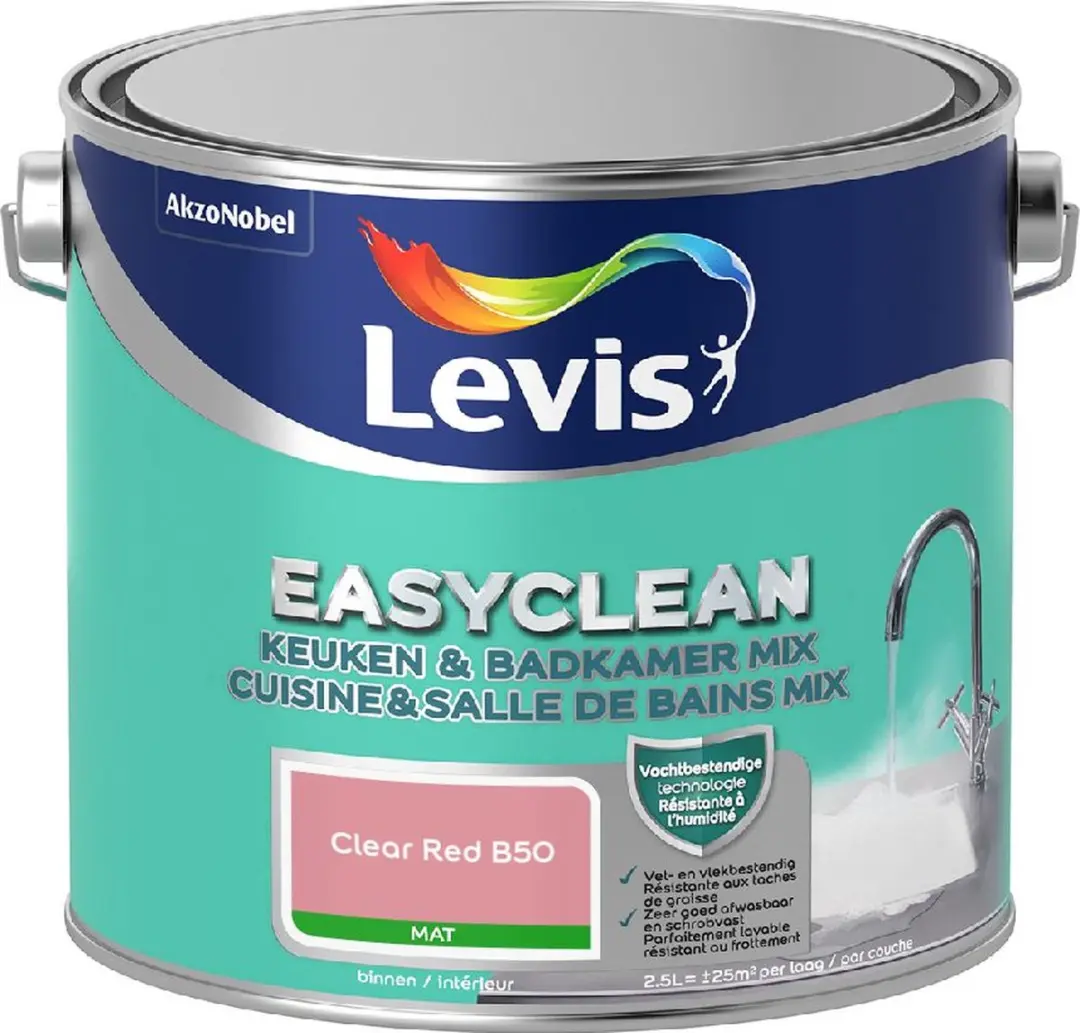 Levi's Easyclean Mengverf Clear Red B50