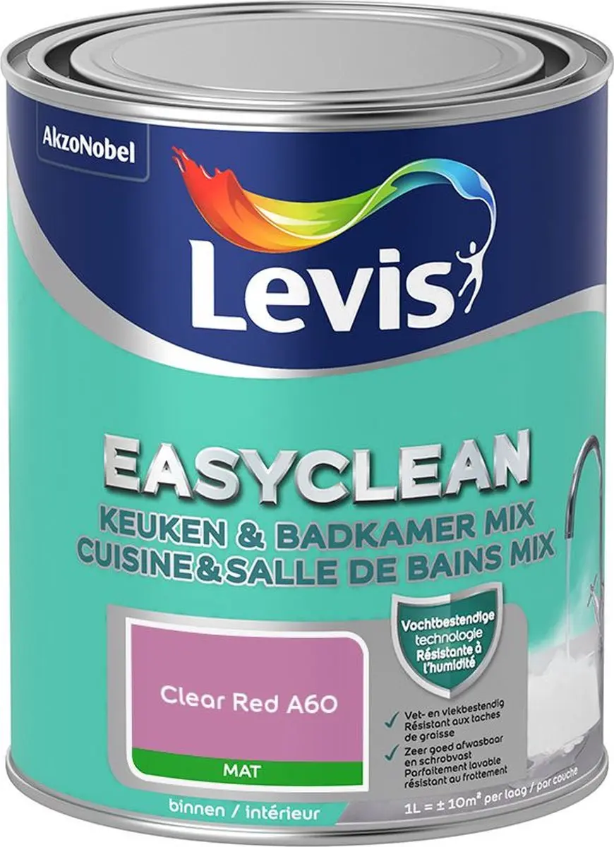 Levi's Easyclean Mengverf Clear Red A60