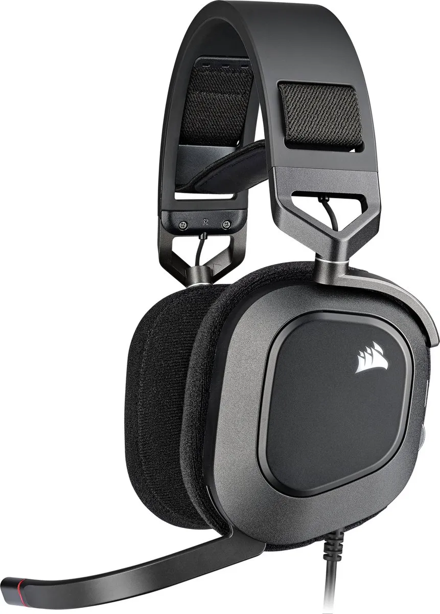 Corsair HS80 CA-9011237-EU Gaming Headset - Carbon - RGB - Dolby 7.1