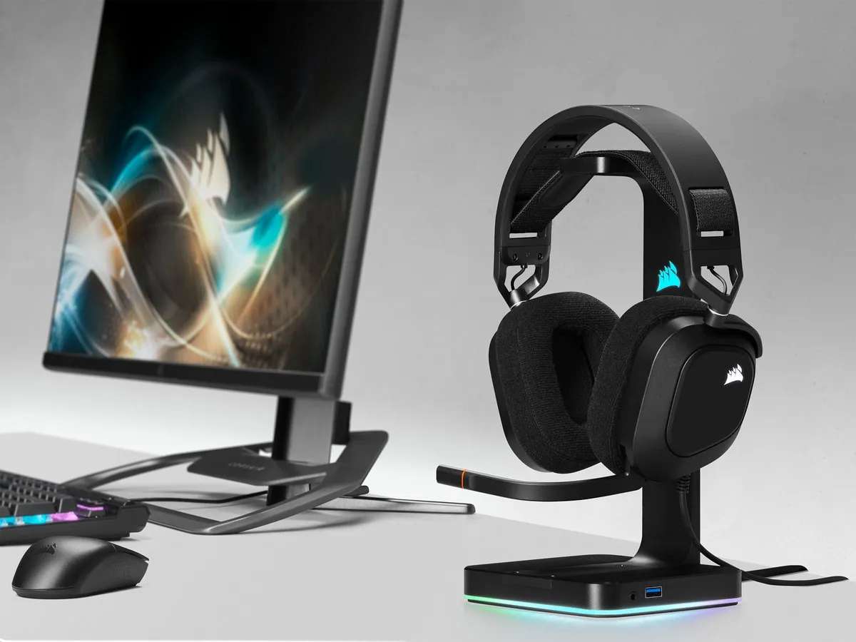 Corsair HS80 CA-9011237-EU Gaming Headset - Carbon - RGB - Dolby 7.1 - afbeelding 6 van 6