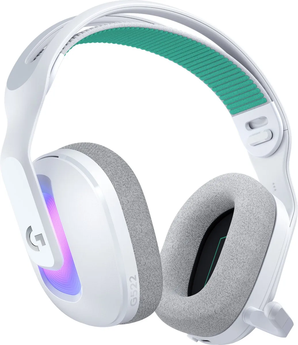 Logitech G G522 LIGHTSPEED Draadloze Gaming Headset Wit