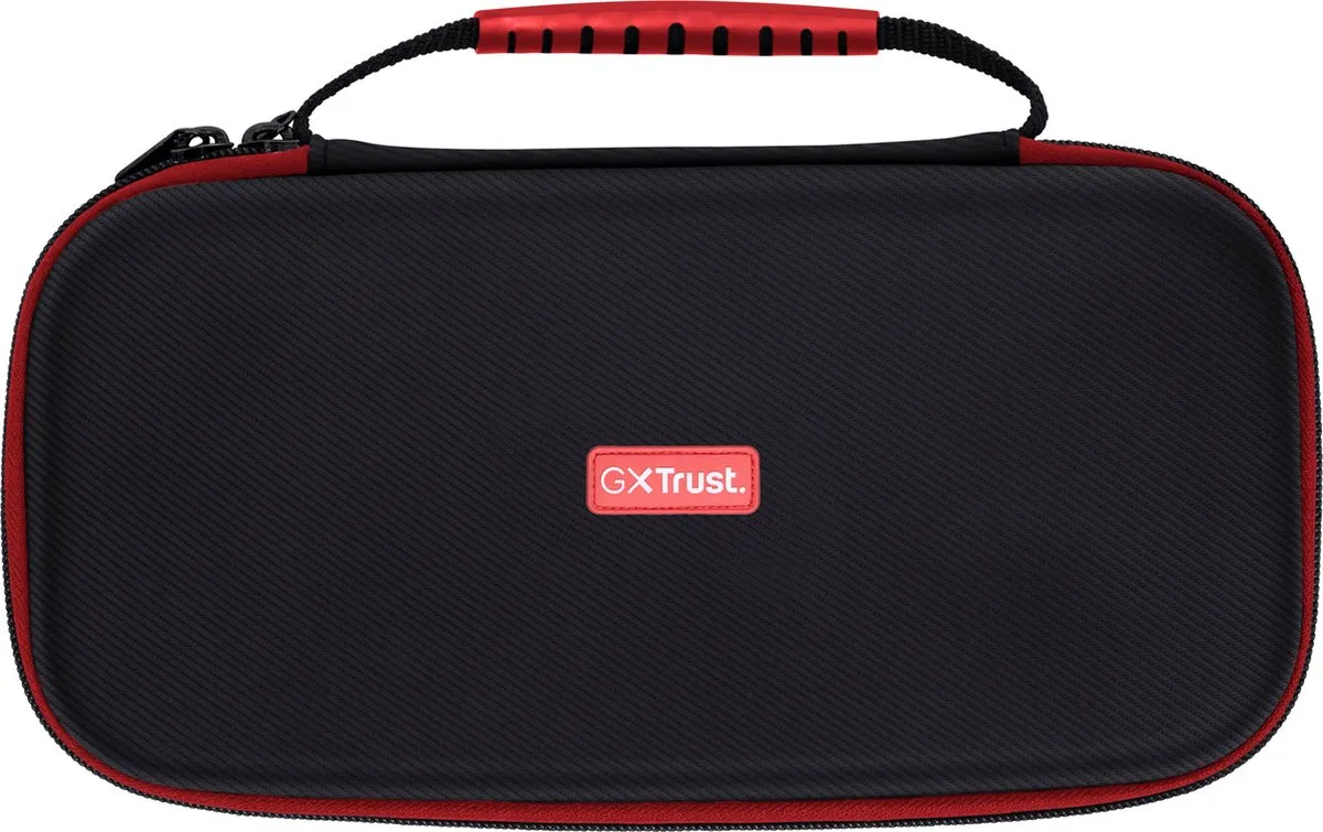Trust GXT 1248 – Beschermhoes voor Nintendo Switch – Switch case – Hard case – Extra opbergruimte voor 4 Joy-Cons, 10 spellen en kabels - Zwart