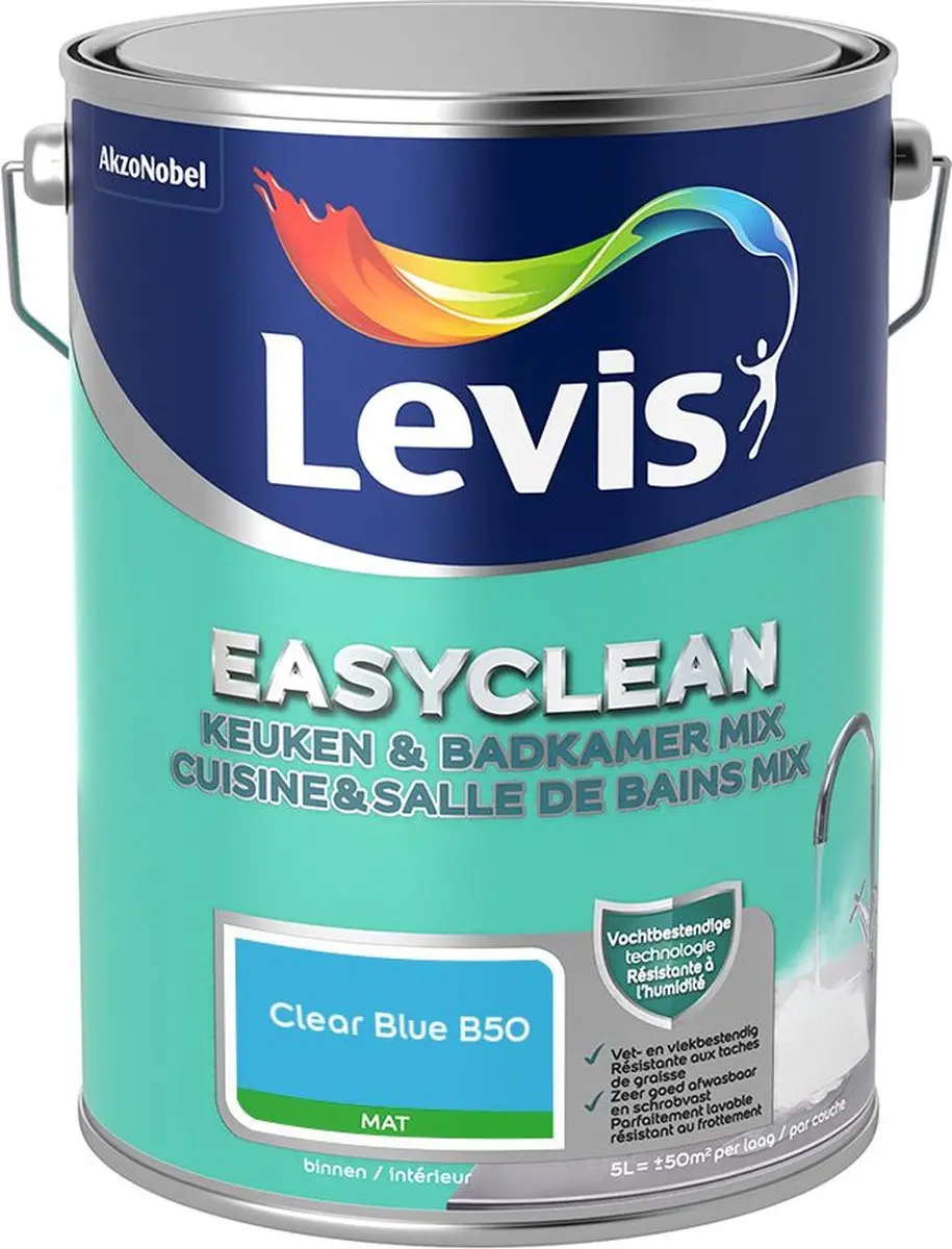 Levi's Easyclean Mengverf Clear Blue B50