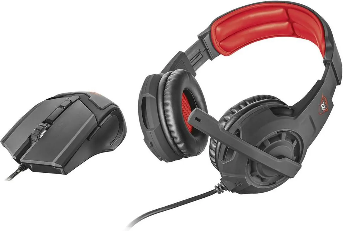 Trust GXT 784 Gaming Headset & Muis Set