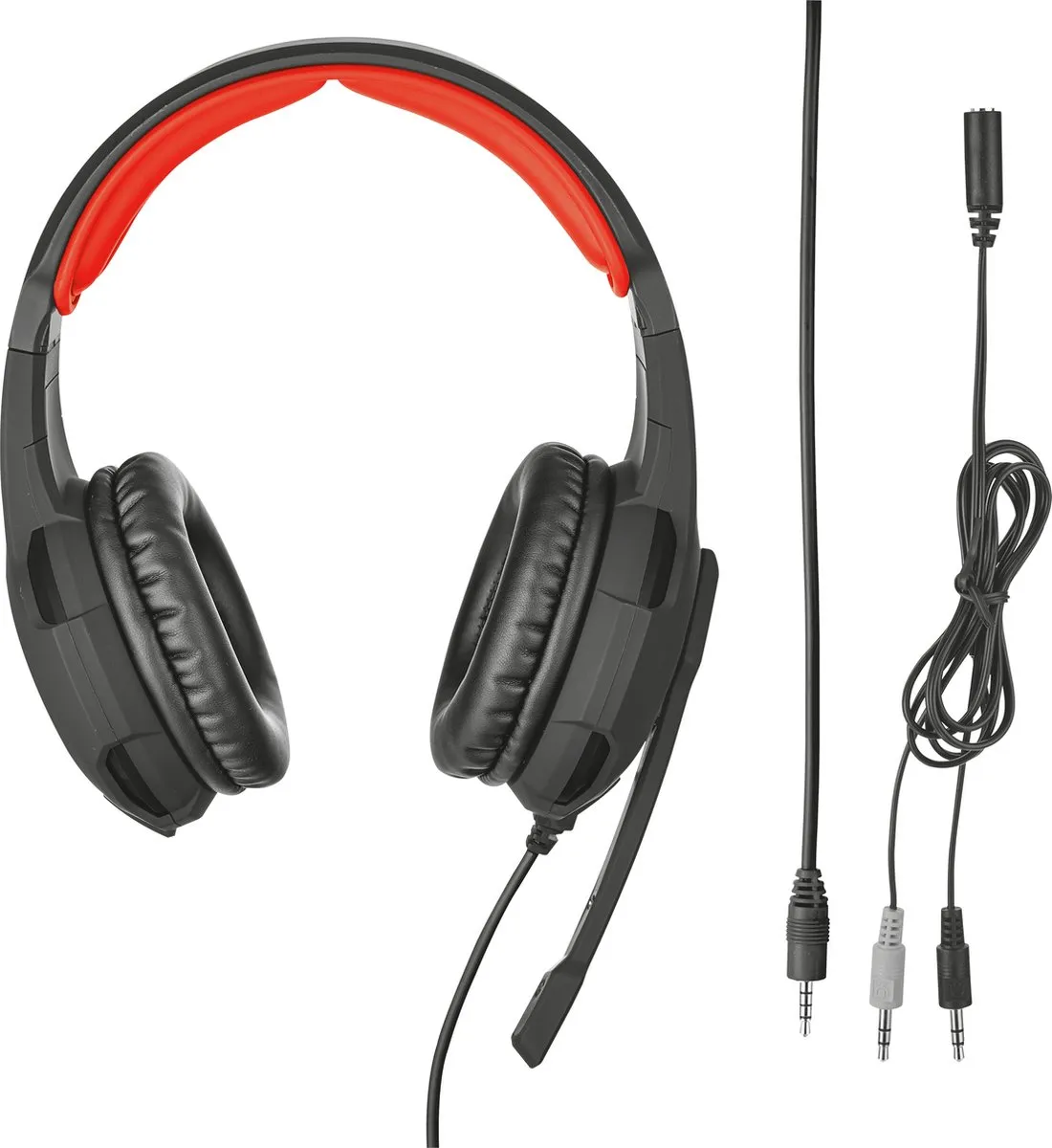 Trust GXT 784 Gaming Headset & Muis Set - Zwart