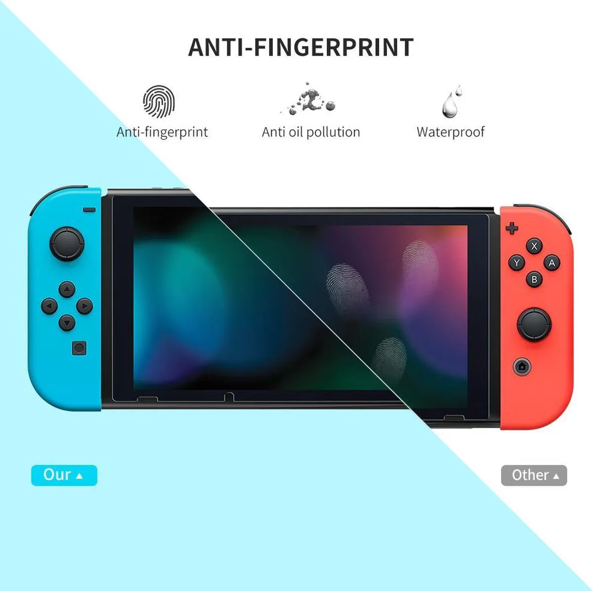 UGREEN 50728 Glas Screenprotector Nintendo Switch - 2 Stuks