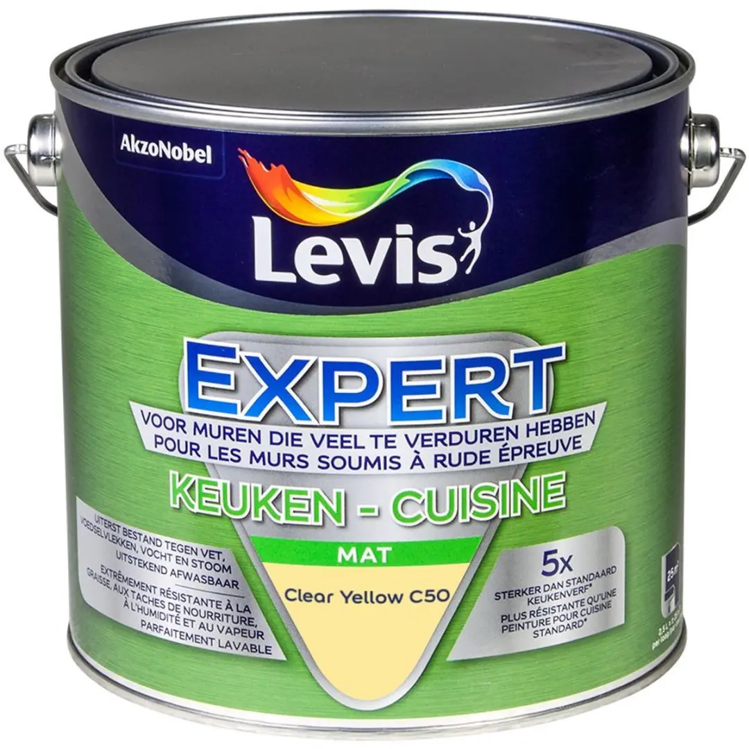 Levi's Expert Keuken Mix Clear Yellow C50 Mengverf 2,5L