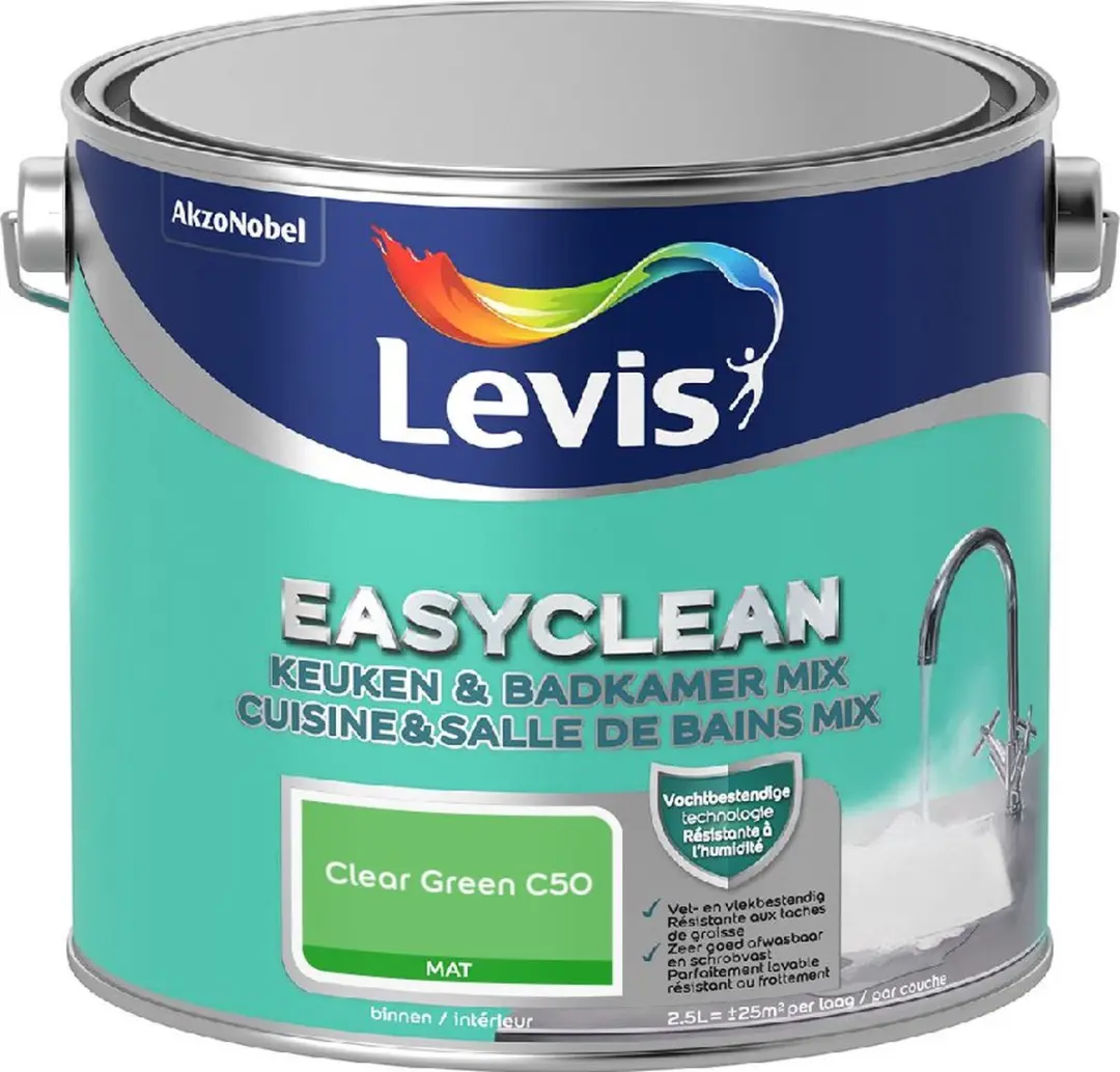 Levi's Easyclean Mengverf Clear Green C50