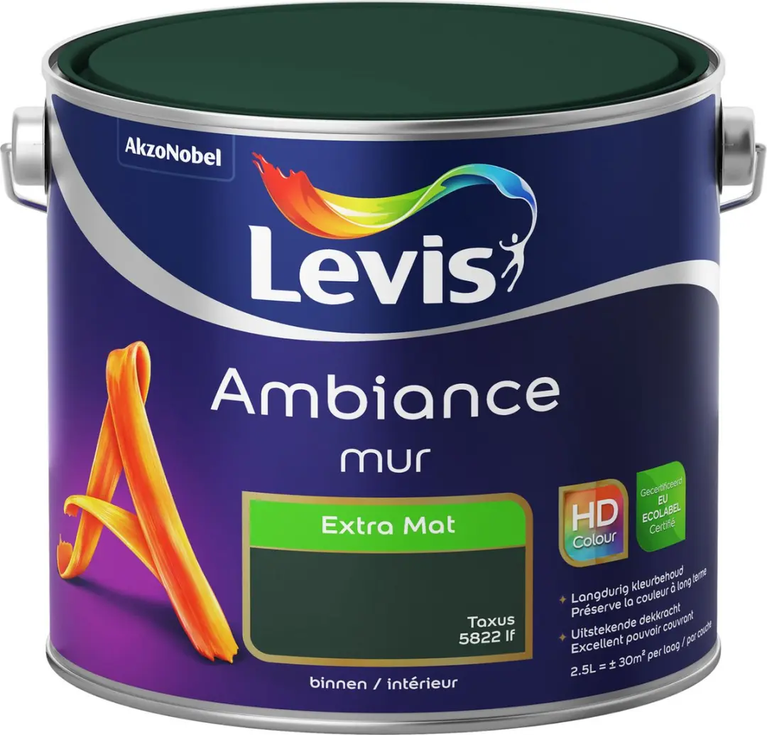 Levi's Ambiance Mur Extra Mat Taxus - 2,5L