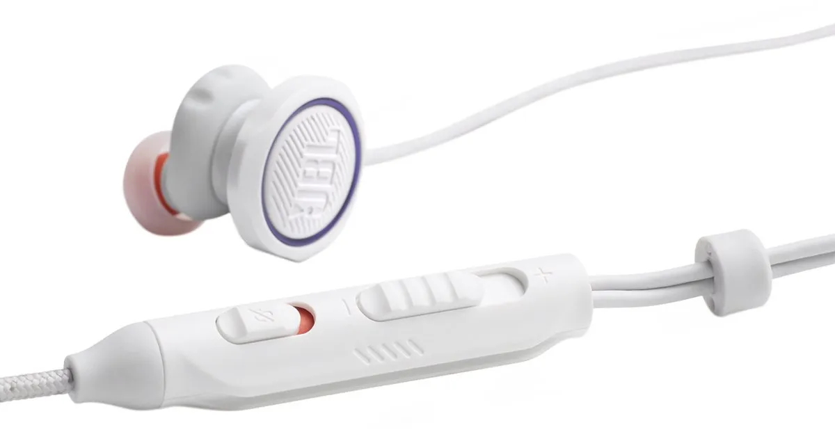 JBL Quantum 50C In-Ear Headset - Wit - afbeelding 6 van 6