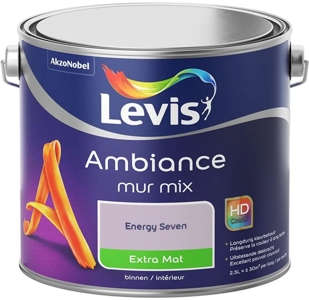 Levi's Ambiance Mur Extra Mat Mix Energy Seven Mengverf 2,5L