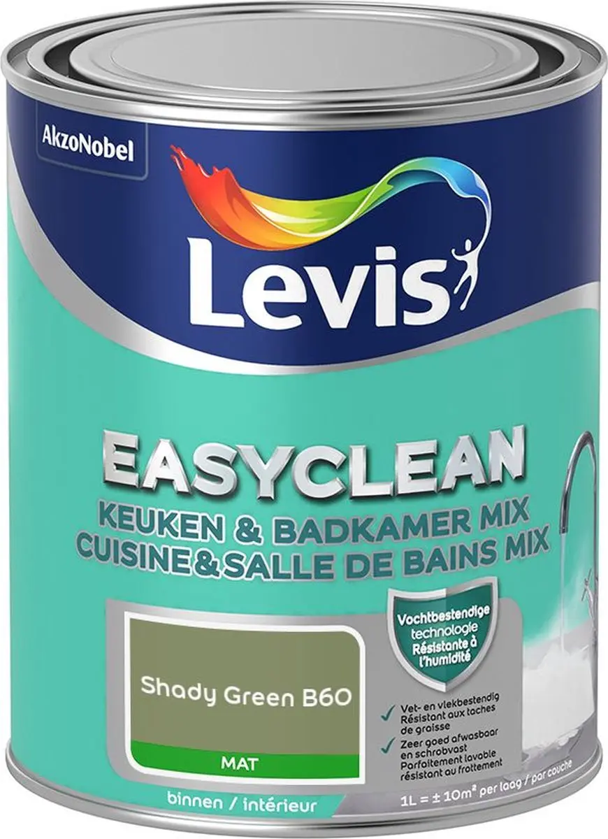 Levi's Easyclean Mengverf Shady Green B60