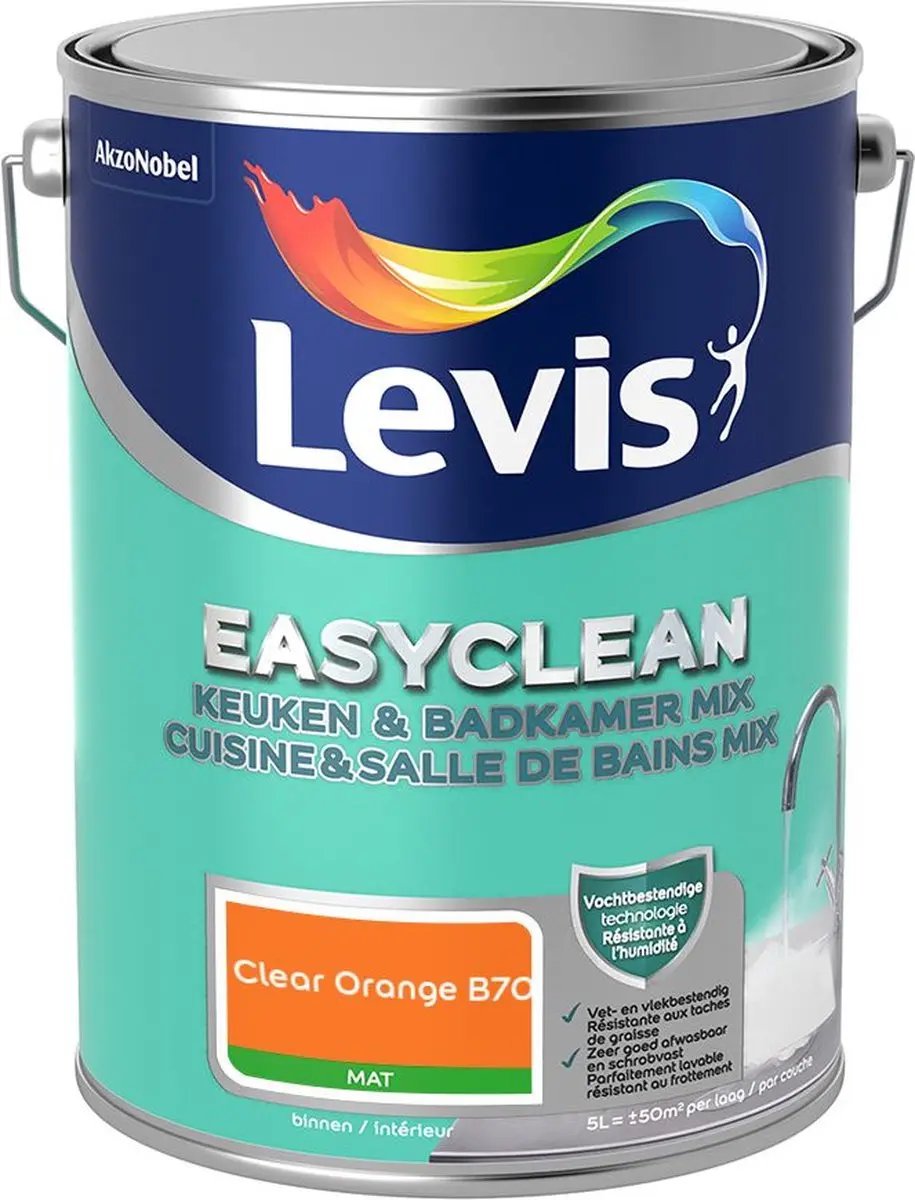 Levi's Easyclean Mengverf Clear Orange B70