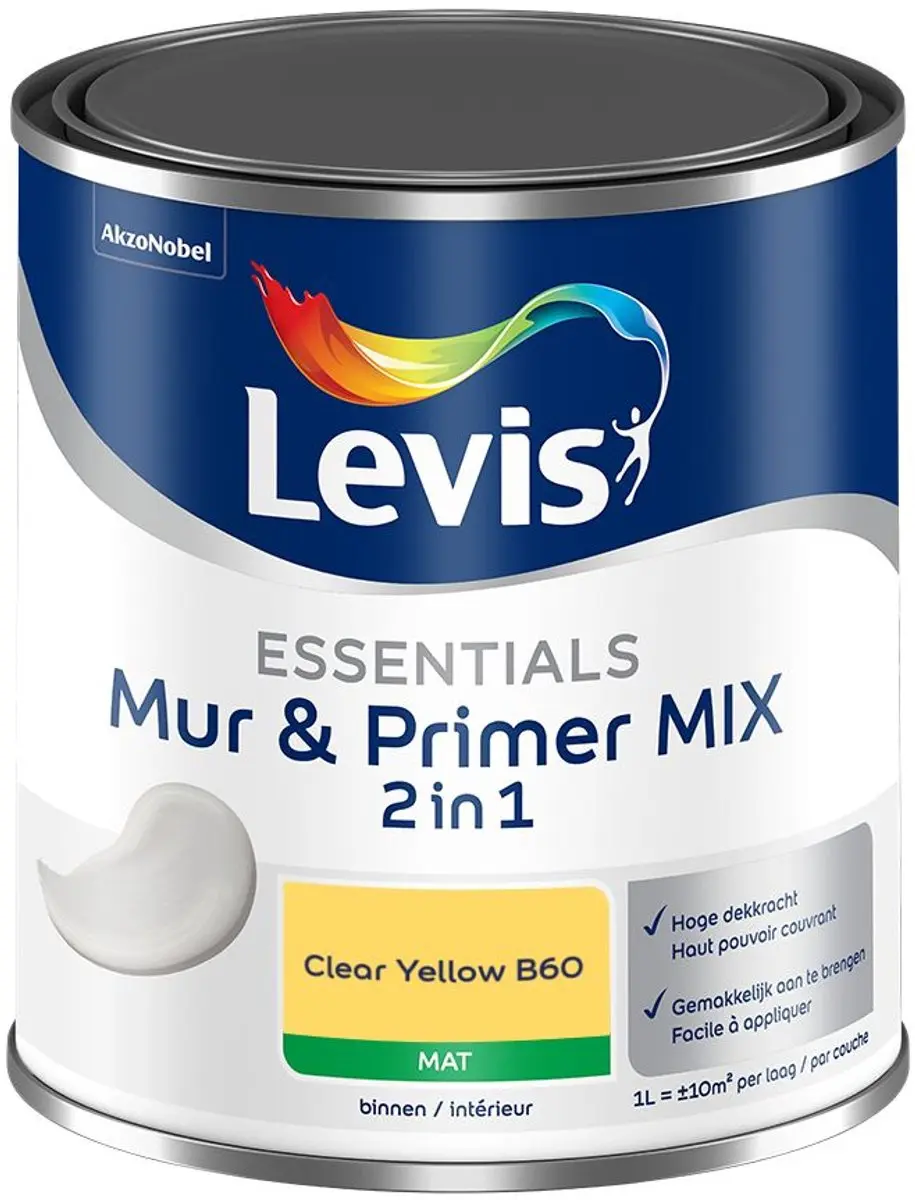 Levi's Essentials Mur & Primer Mix Clear Yellow B60 Mengverf 1L
