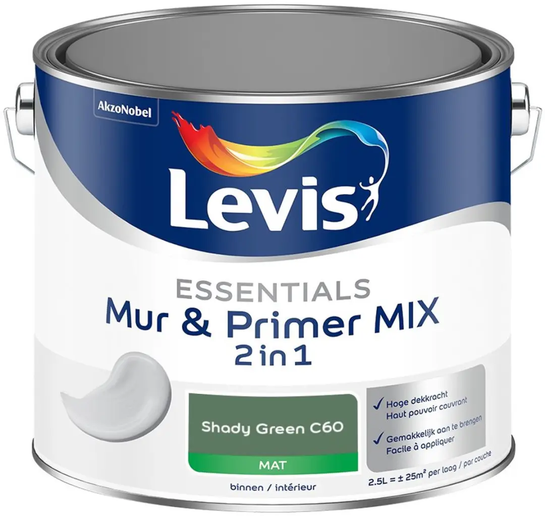 Levi's Essentials Mur & Primer Mix Shady Green C60