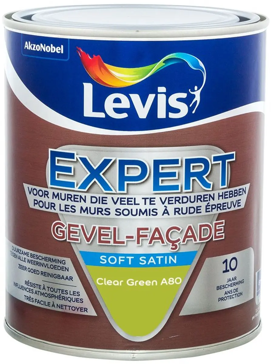 Levi's Expert Gevel Mix Clear Green A80 Mengverf 1L