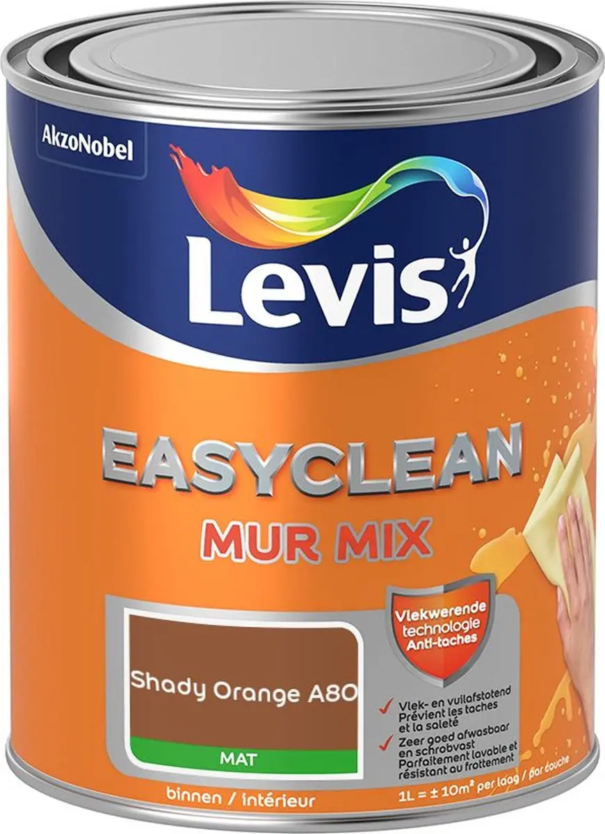 Levi's Easyclean Mur Mat Mix Mengverf 1L