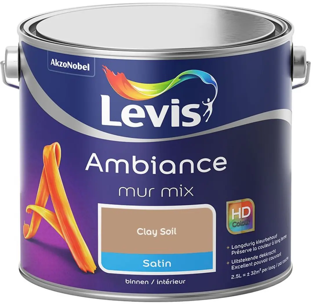 Levi's Ambiance Mur Satin Mix Mengverf 2,5L