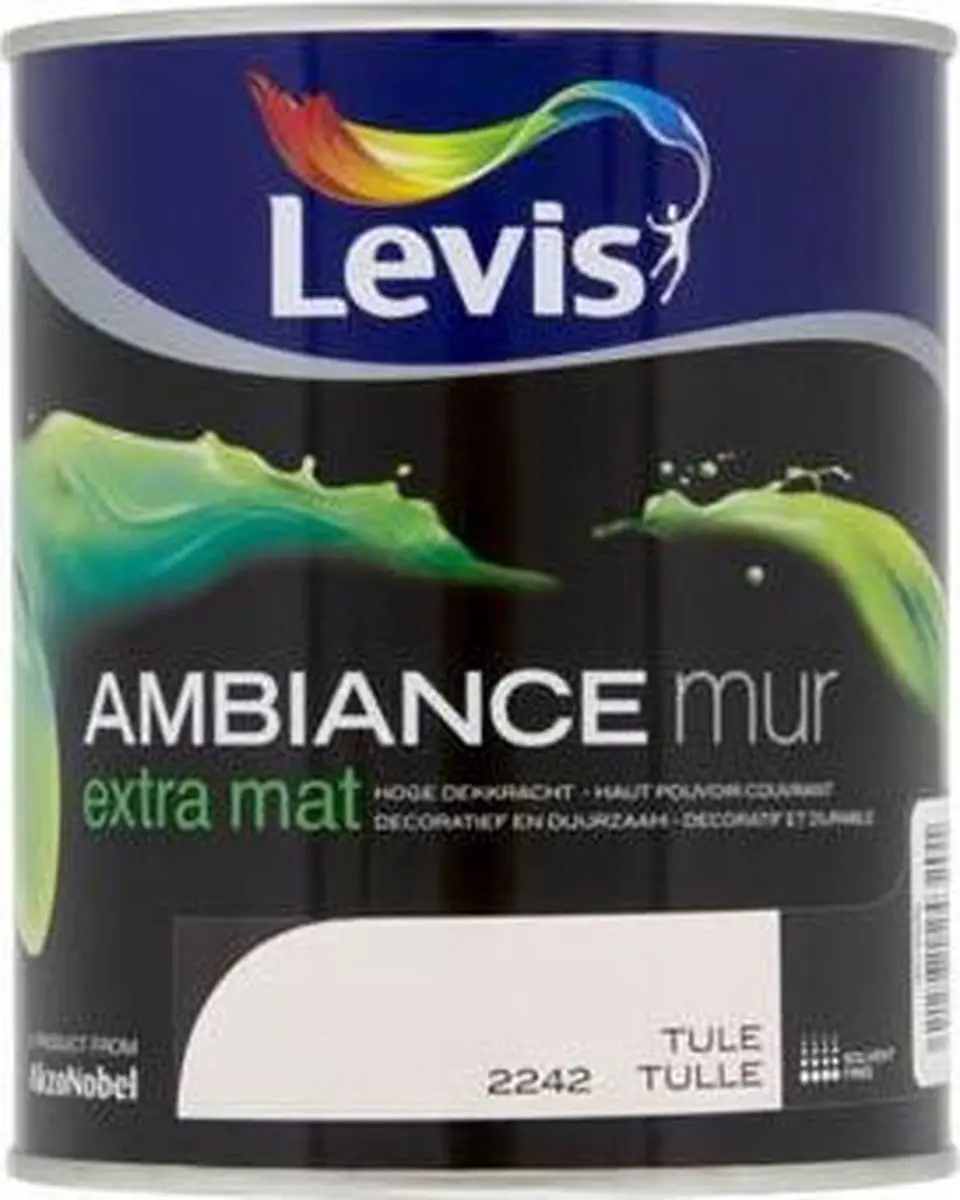 Levi's Ambiance Mur Extra Mat Tule 1L - 078 Asgrijs