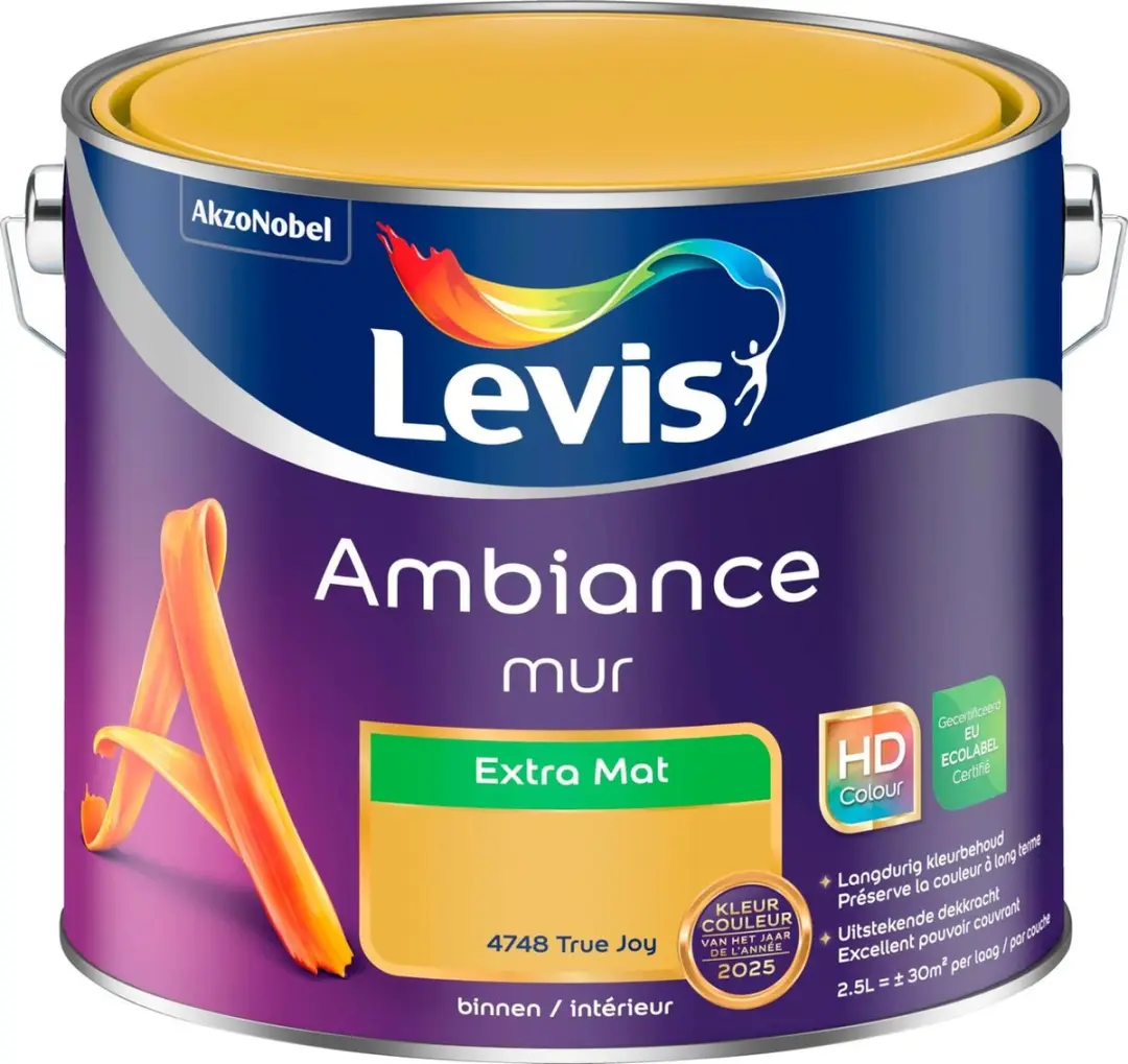 Levi's Ambiance Mur Extra Mat True Joy 2,5L