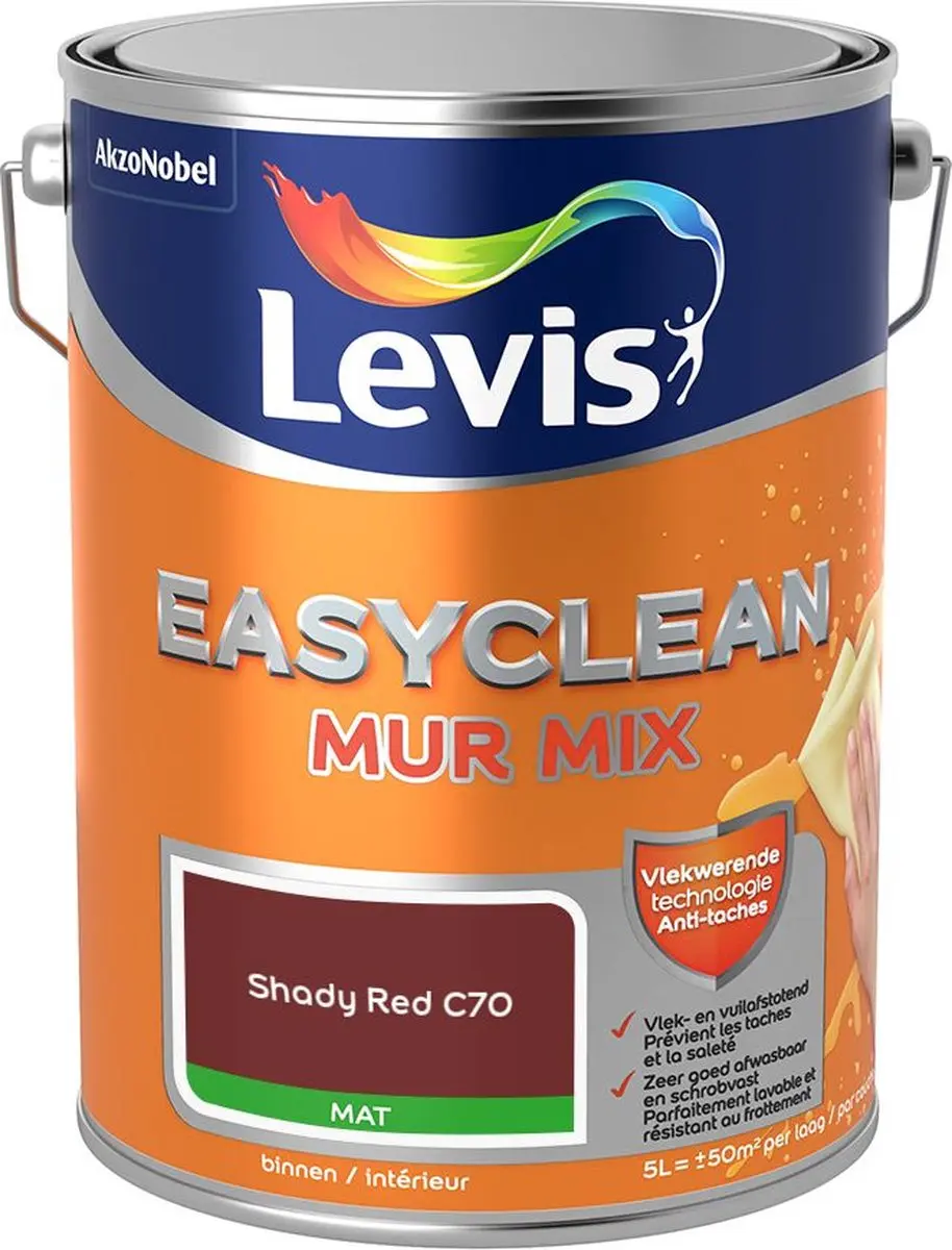Levi's Easyclean Mur Mat Mix Shady Red C70