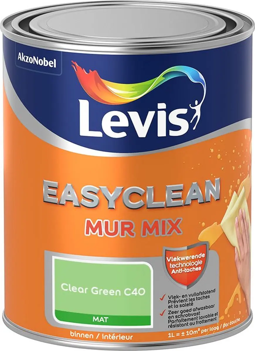 Levi's Easyclean Mur Mat Mix Clear Green C40