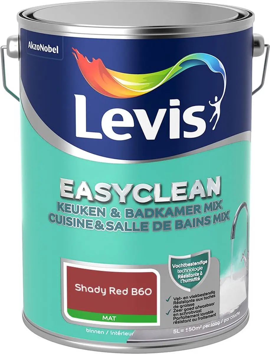 Levi's Easyclean Mengverf Shady Red B60