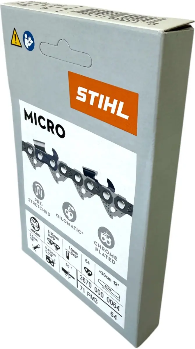 Stihl 1/4" Picco Micro 3 Zaagketting PM3 - 64 Schakels - 4 Stuks