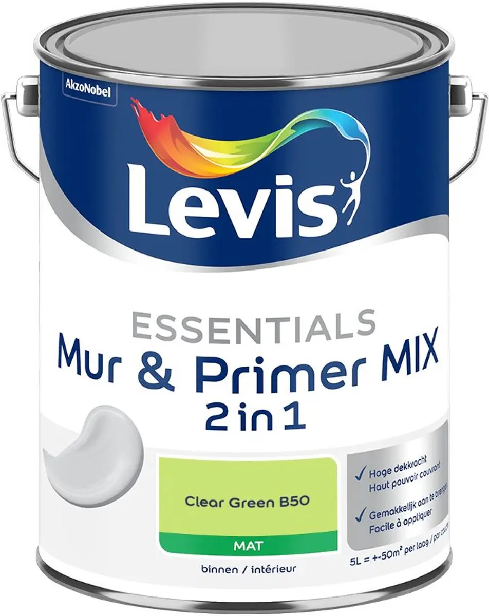 Levi's Essentials Mur & Primer Mix Mengverf 5L