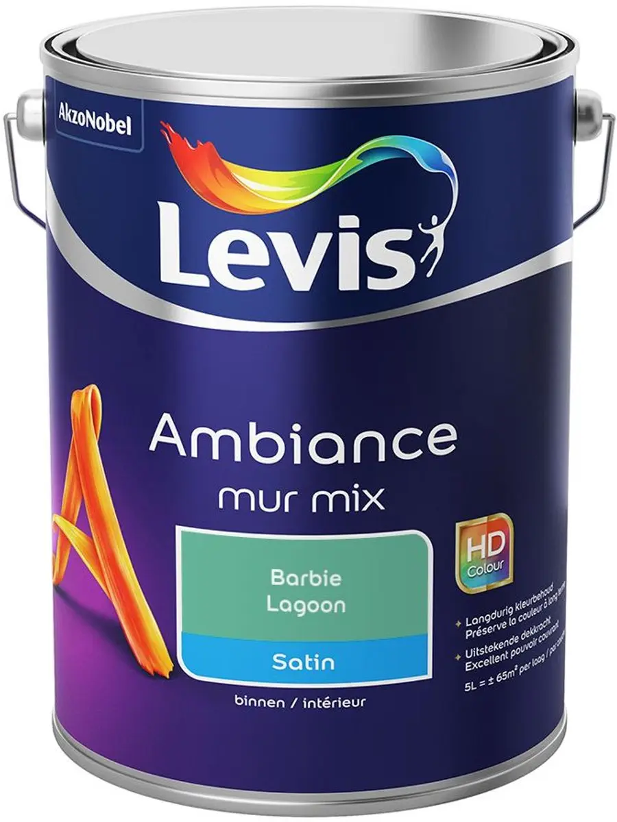 Levi's Ambiance Mur Satin Mix Lagoon