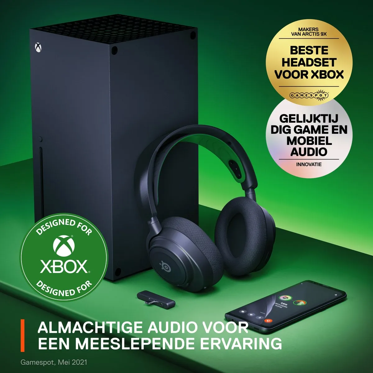SteelSeries Arctis Nova 7X Gaming Headset - Zwart