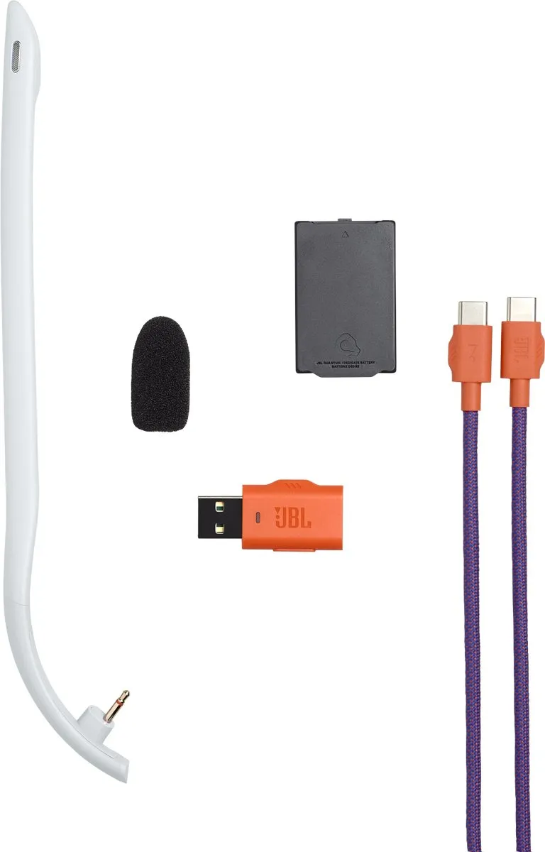 JBL Quantum 650 Headset - Grijs Oranje