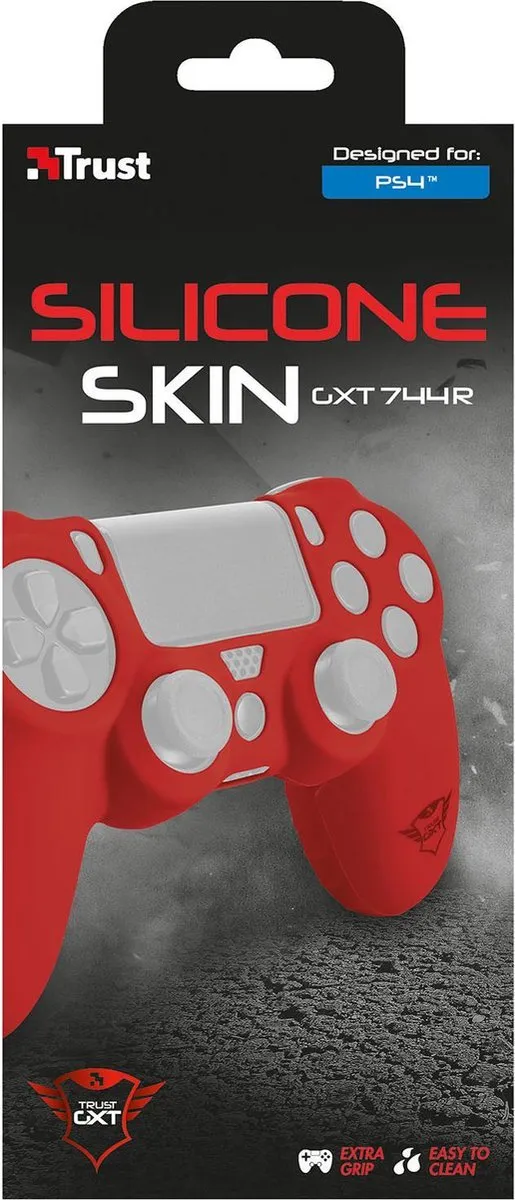 Trust GXT 744R Rubber Skin Hoesje - Gameconsole - Rood - afbeelding 6 van 6